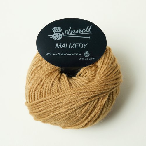 Pelote laine merinos Malmedy camel 2508
