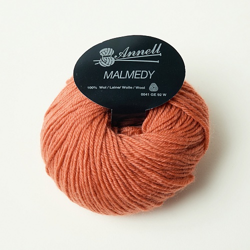 Pelote laine merinos Malmedy rouille 2517