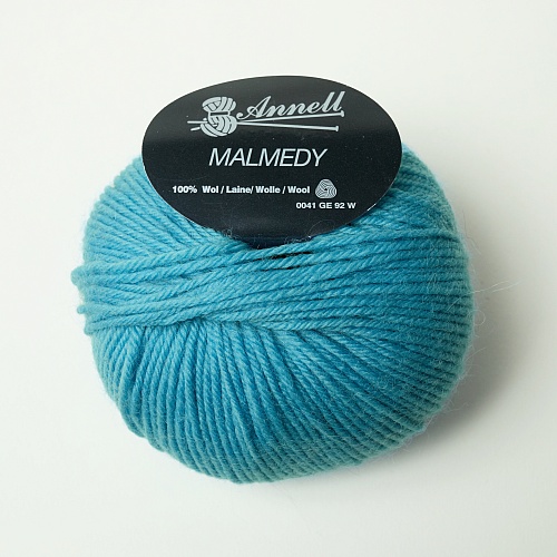 Pelote laine merinos Malmedy bleu manganèse 2540
