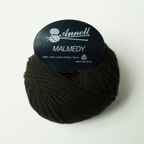 Pelote laine merinos Malmedy noir 2559