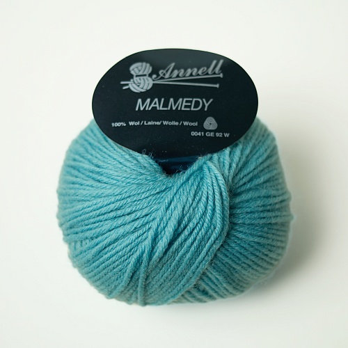 Pelote laine merinos Malmedy bleu cobalt 2576