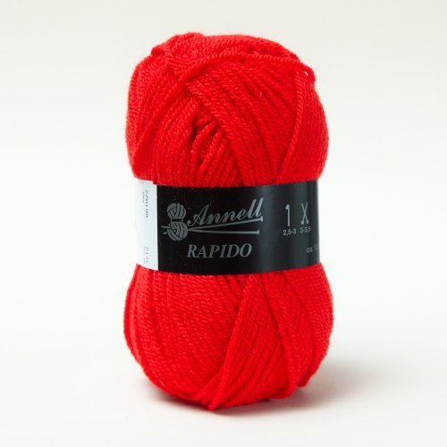 Pelote Rapido rouge vif 3212